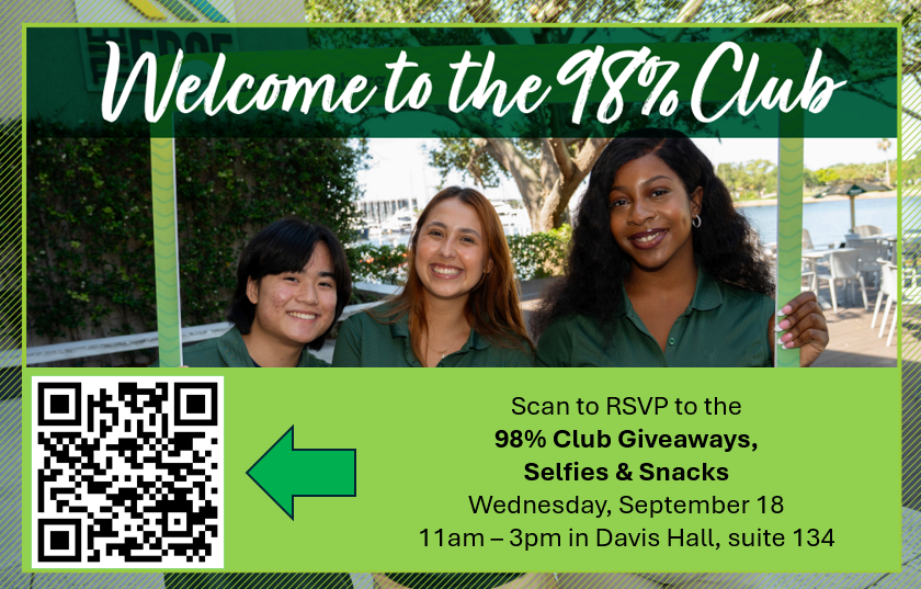 RSVP to 98 Percent Club Event