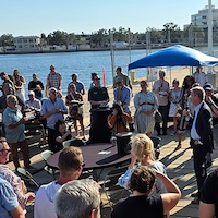 Fundraiser event to support College of Marine Science after the fire.