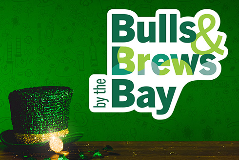 Bulls and Brews by the Bay Irish theme