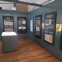 Irish museum exhibition.