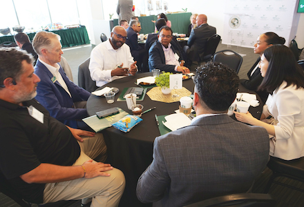 Fintech Luncheon table discussion