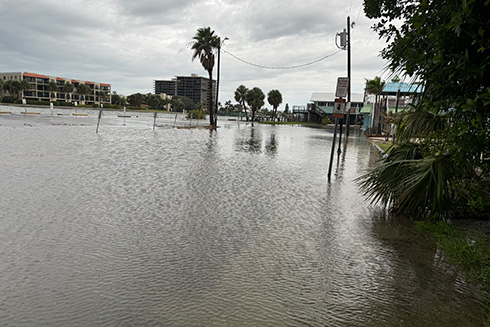 Flooding in St. Petersburg.