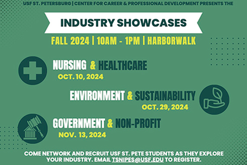 industry showcase with dates listed