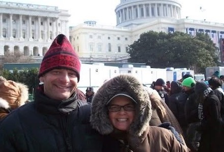 Professor McLauchlan  at Inauguration Day.