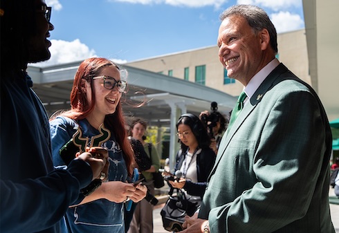 New USF President Moez Limayem.