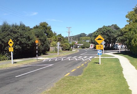 Raised crosswalk