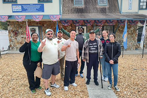 group of volunteers