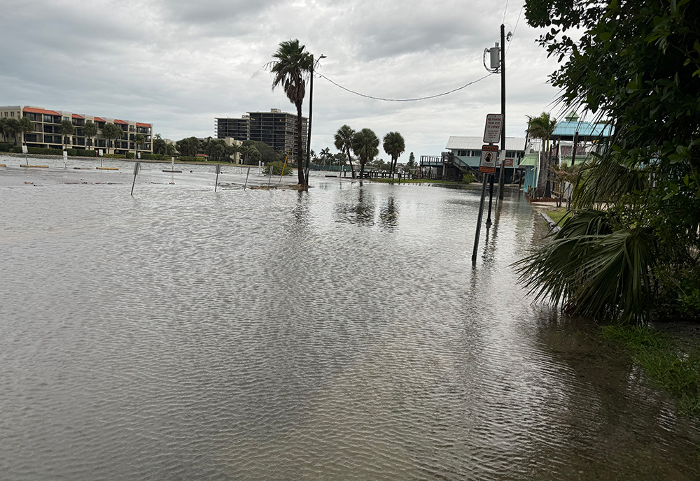 St. Pete Beach flooding during hurricane helene