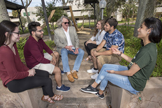 The University initiated small group excursions between faculty and students to connect them with their interests as they start to explore majors.