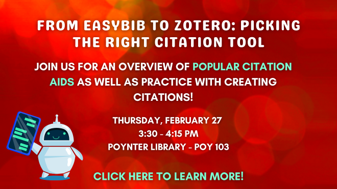 Click to learn more about our EasyBib to Zotero event!